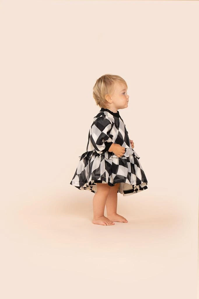 Omamimini Baby Terry and Organza Dress 3