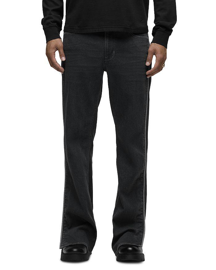 Hudson Walker Track Kick Flare Jeans in Clinton