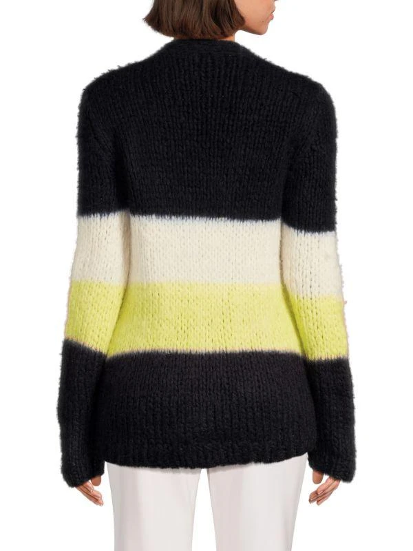 Gabriela Hearst Amelia Colorblock Cashmere Cardigan 2