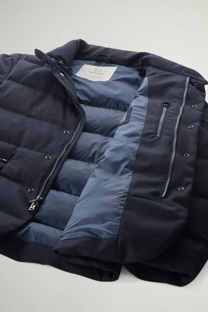 Woolrich Blazer in Vitale Barberis Canonico Virgin Wool Flannel - Men - Blue 9