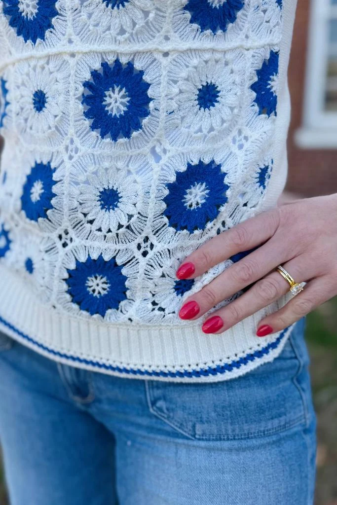 Tribal Tribal - Retro Crochet Sweater Tank 6