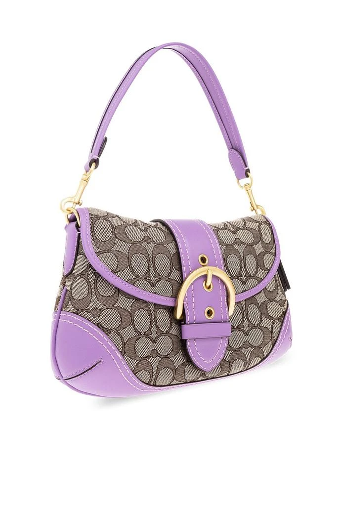 Coach Coach Soho Monogram Print Buckled Shoulder Bag 3