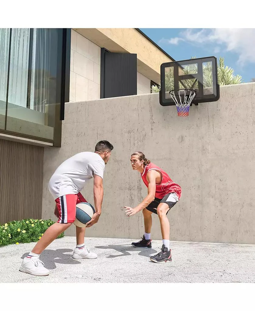 Soozier Wall Mounted Basketball Hoop with 43" Shatter Resist Backboard 3