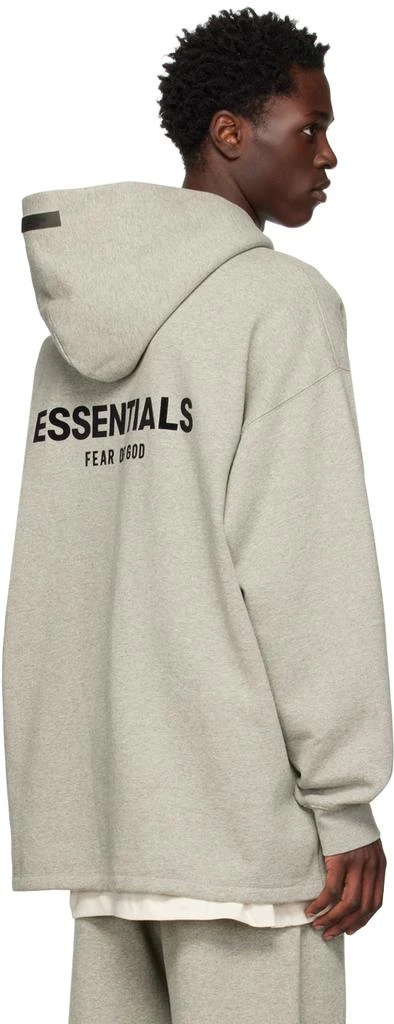Essentials Gray Relaxed Hoodie 3