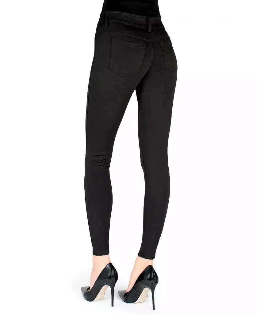Memoi Women's Pants-Style Ponte Basic Pocket Leggings 2