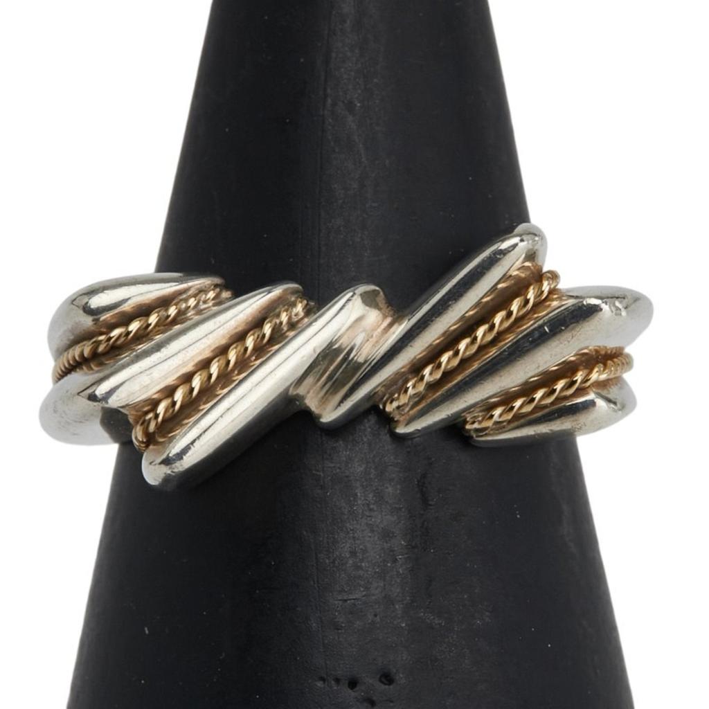 Tiffany & Co. gold yellow gold (18K) 925 Band Ring (Pre-Owned)