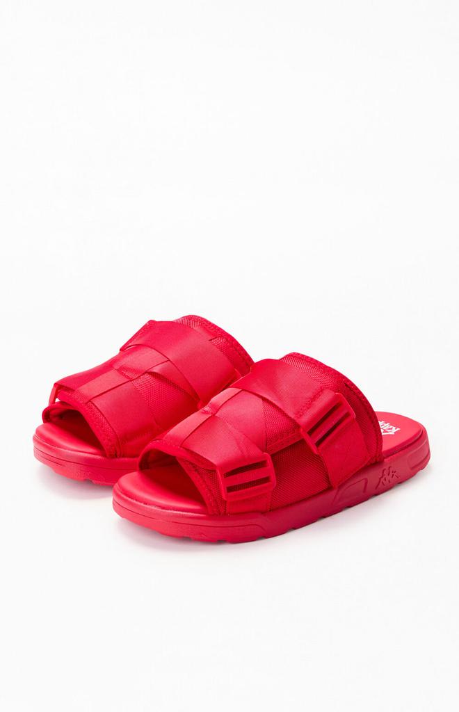 Kappa Red Authentic Bastian 1 Slide Sandals