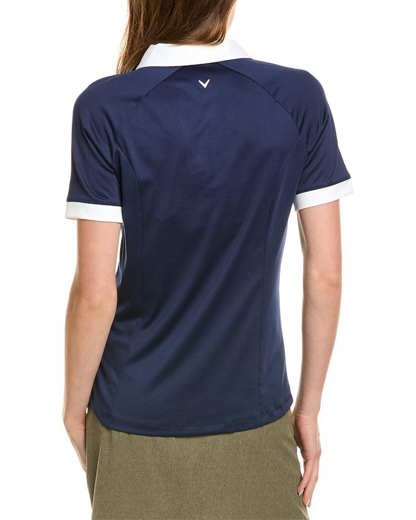Callaway V-Placket Colorblock Polo Shirt