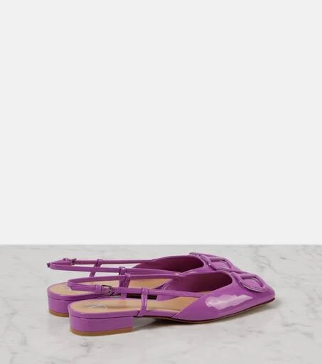 Valentino VLogo Signature patent leather flats 3
