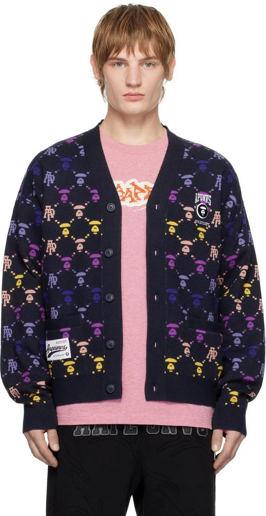 AAPE by A Bathing Ape Navy Main Cardigan 1