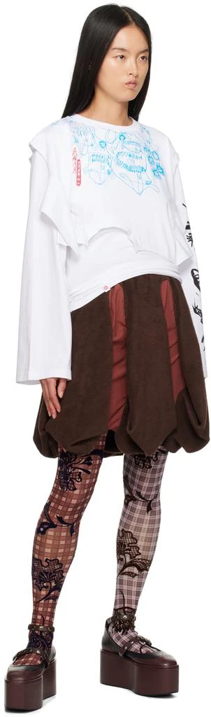 Charles Jeffrey Loverboy White Long Sleeve Double T-Shirt 4