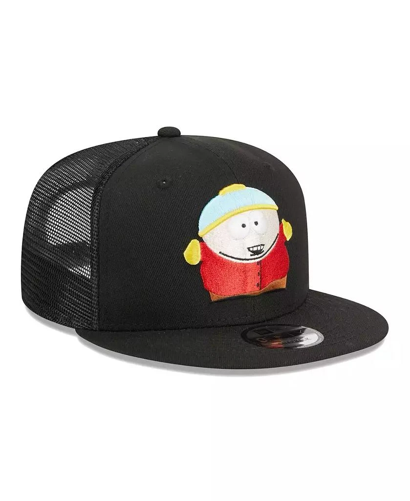 New Era Men's Black South Park Cartman Trucker 9FIFTY Snapback Hat 1