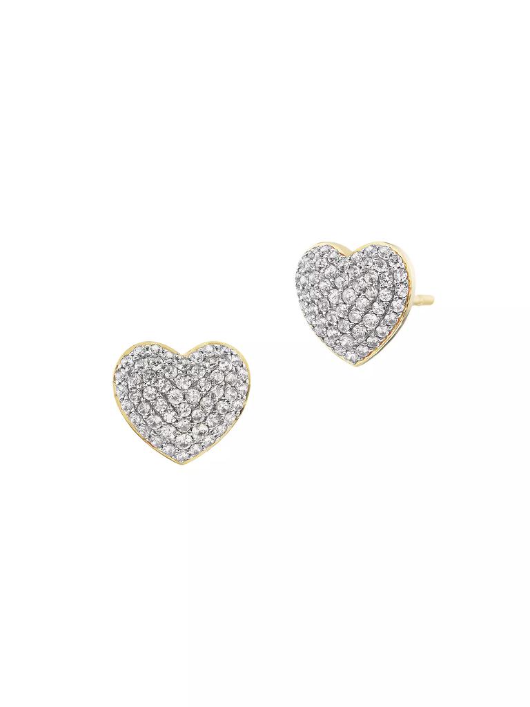 Emily P. Wheeler Ombre 18K Yellow Gold & .6 TCW Diamond Stud Earrings