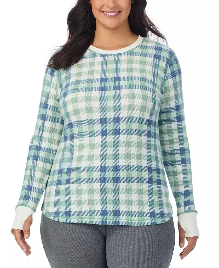 Cuddl Duds Plus Size Long-Sleeve Crewneck Thermal Top 1