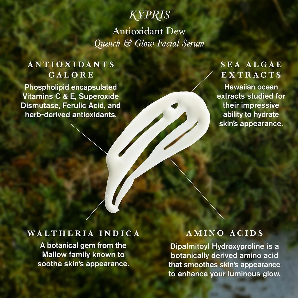 KYPRIS KYPRIS Antioxidant Dew: Quench and Glow Serum 47ml 6