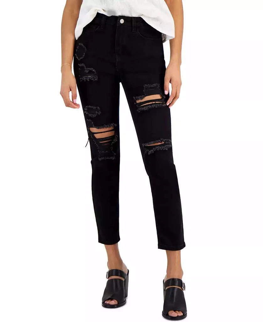 Gogo Jeans Juniors' High Rise Destructed Skinny Dream Jeans 1