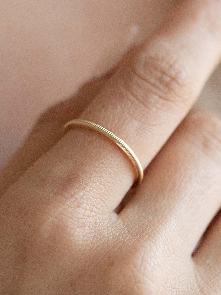 brook & york Micaela 14K Yellow Gold Rope Ring