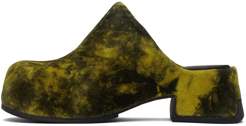 MIISTA Green & Yellow Pris Mules 3