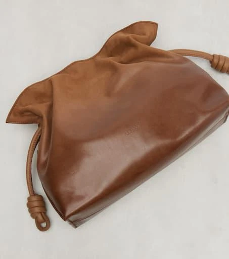 Loewe Flamenco Medium suede clutch 7