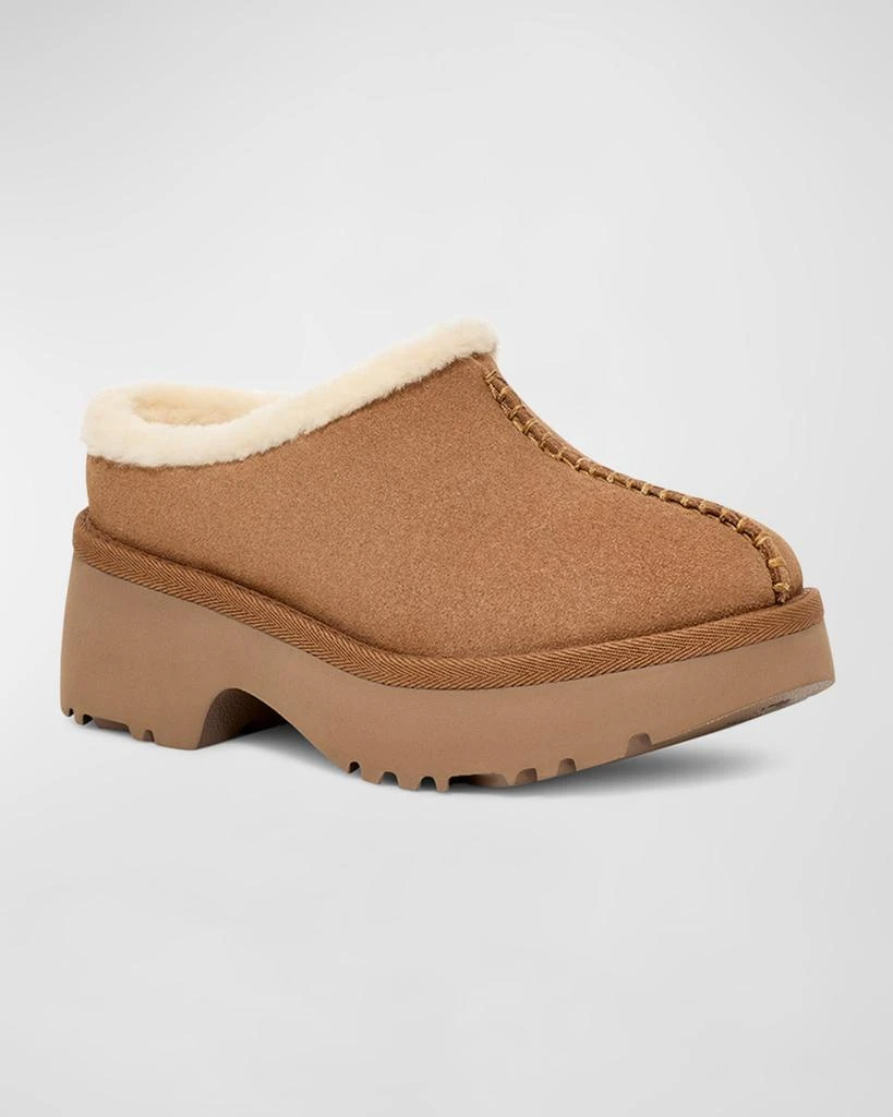 UGG New Heights Suede Cozy Clogs 2