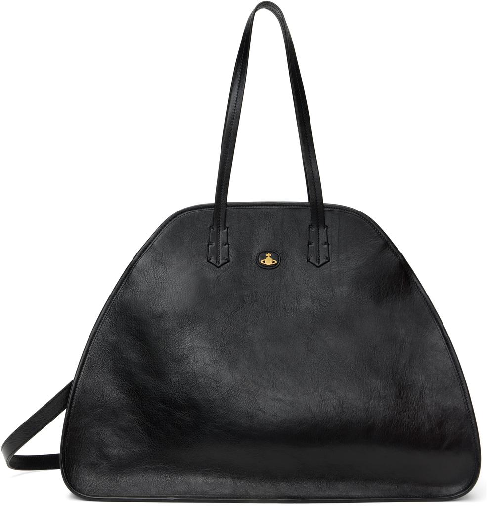 【Vivienne Westwood】Mara Holdall leather tote bag Mara Medium Holdall in BLUE | Vivienne Westwood®