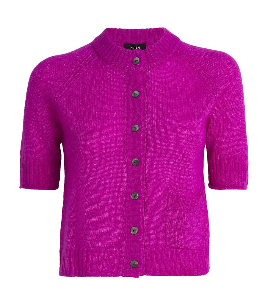 ME+EM Merino Wool-Cashmere-Silk Cardigan