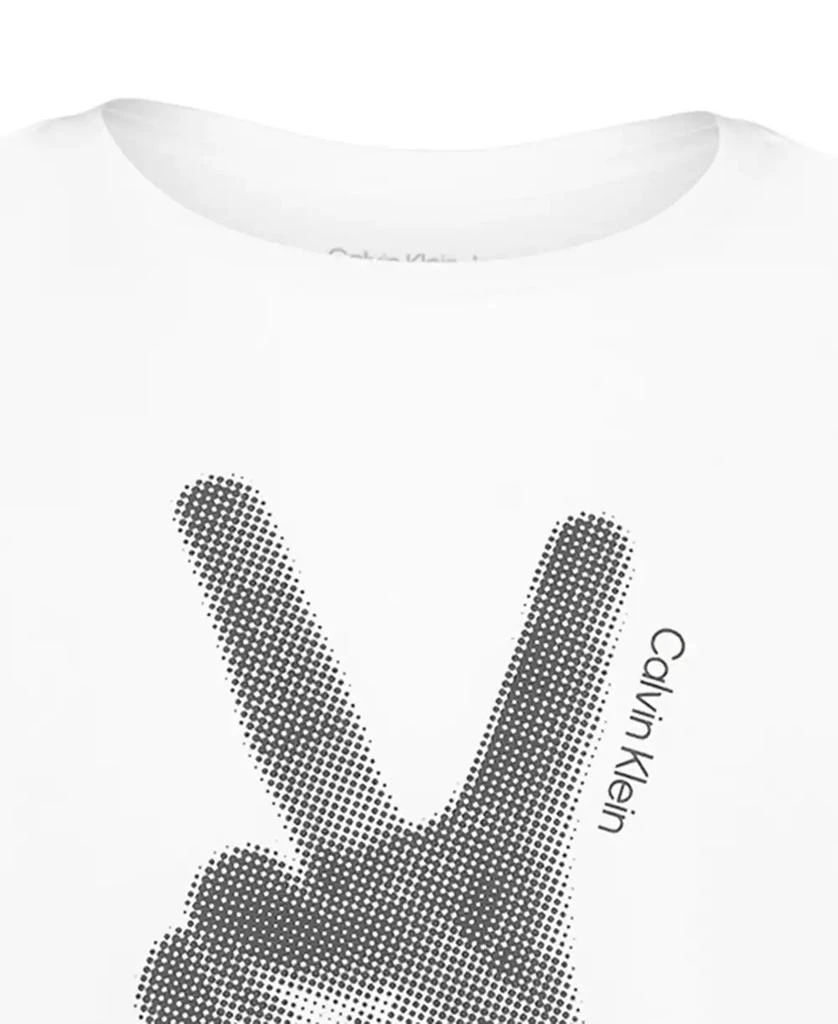 Calvin Klein Big Boys Peace Short Sleeve T-Shirt 3