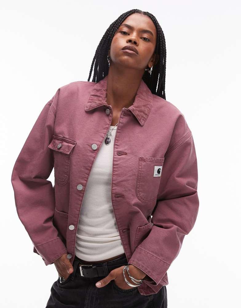 Carhartt WIP Carhartt WIP OG Michigan jacket in washed pink