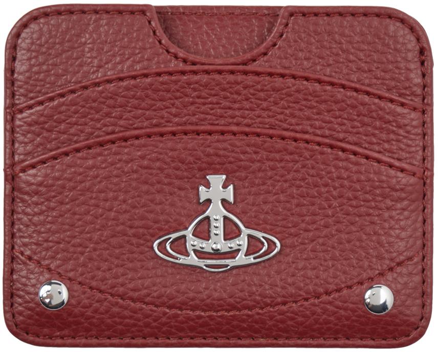 Vivienne Westwood Black Half Moon Flat Card Holder - Bags