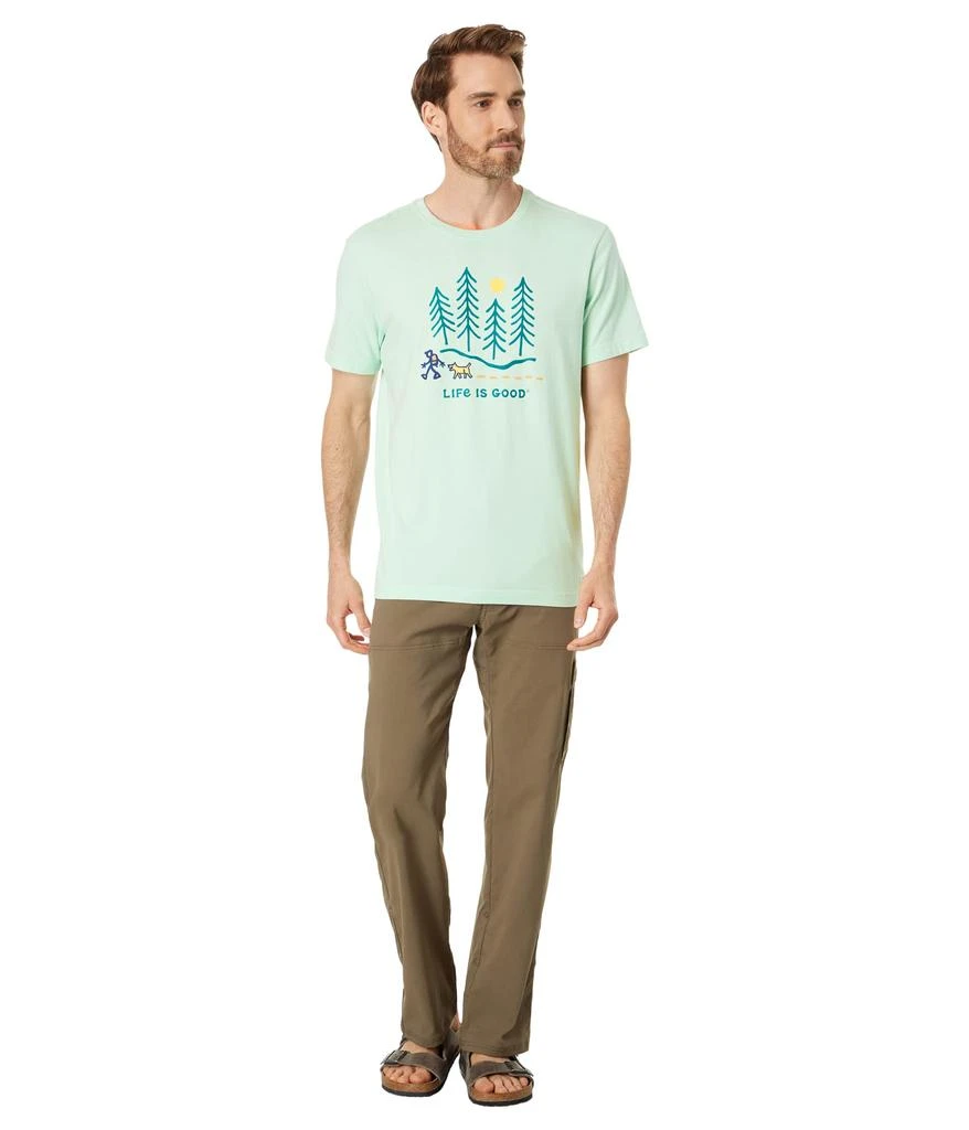 Life is Good Hiking Through The Woods Short Sleeve Crusher™ Tee 4