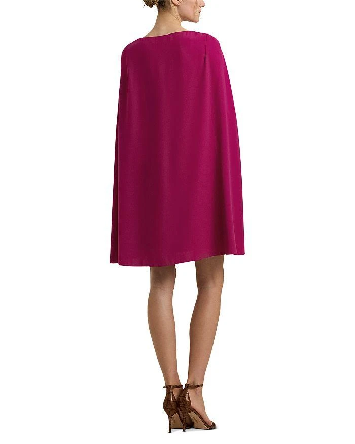 Ralph Lauren Cape Georgette Cocktail Dress 5