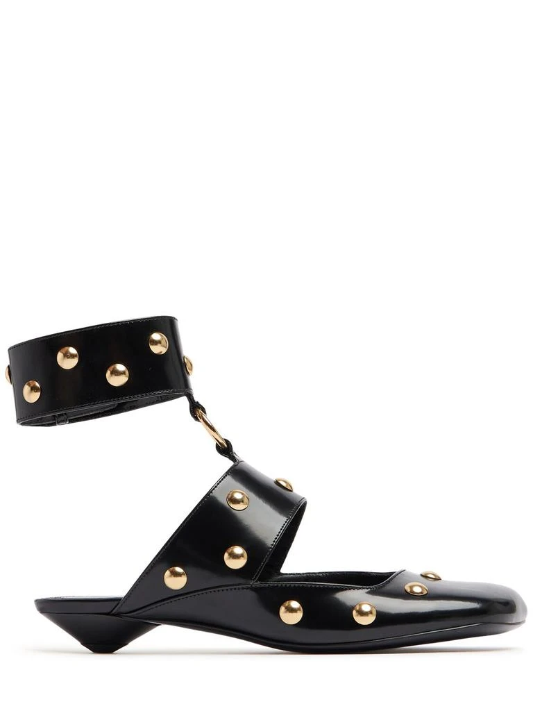 Chloé 20mm Jade Leather Flats 1