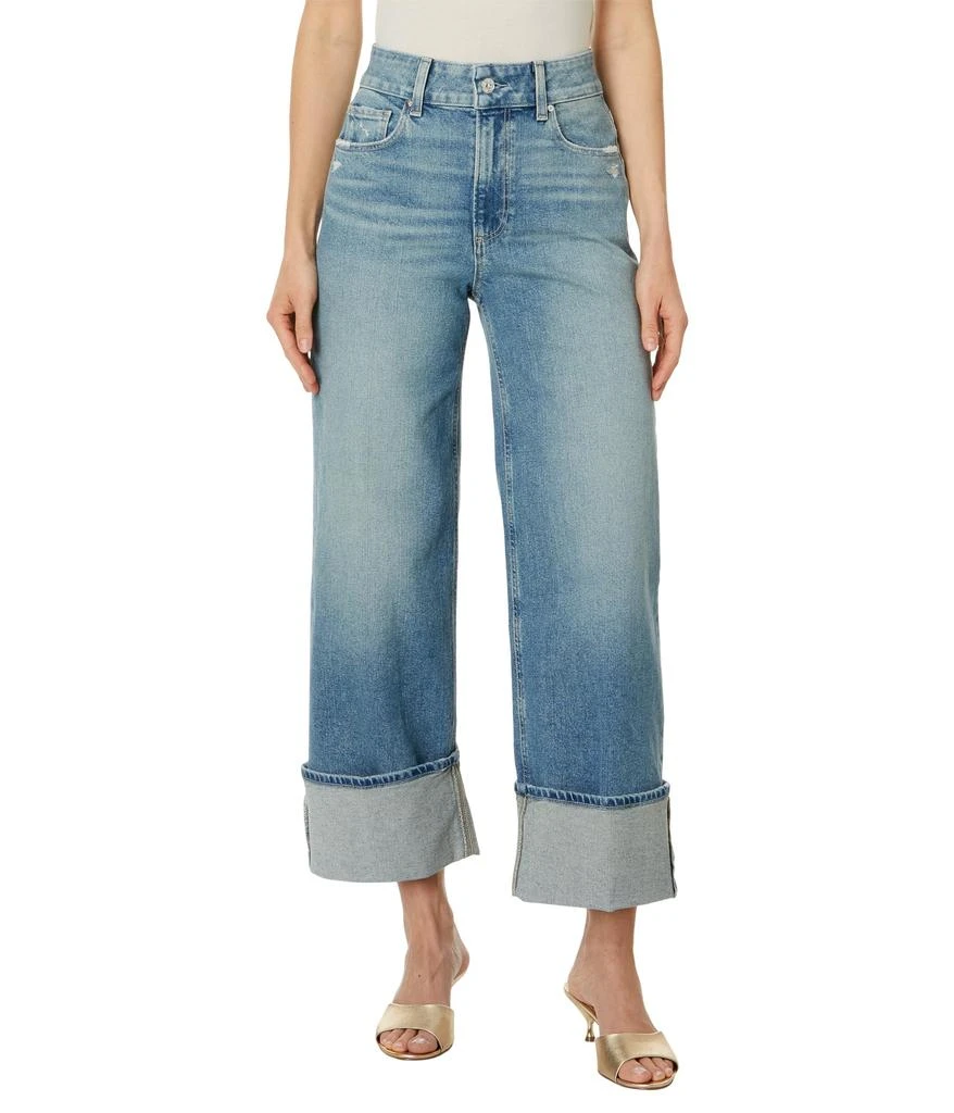 Paige Sasha Ankle Wide Cuff in Storybook Distressed 1