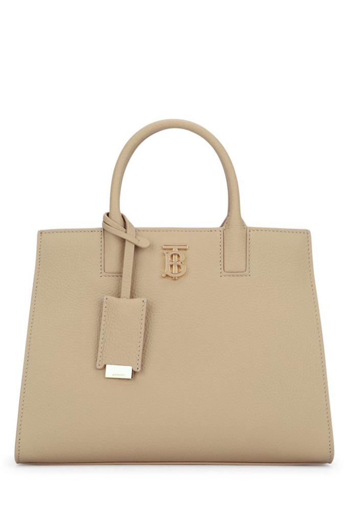 Burberry Micro Grainy Leather Frances Tote - Tote Bags