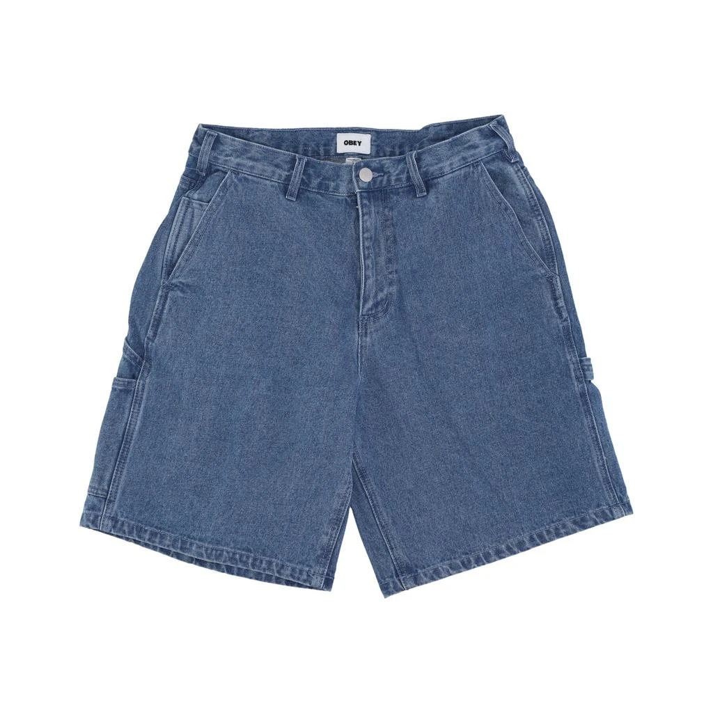 Obey Bigwig Denim Carpenter Short Men's Jeans Light Indigo 1