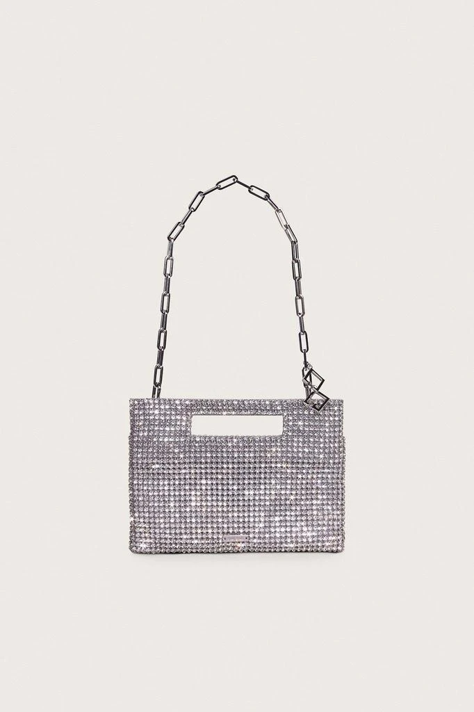 Cult Gaia Mini Sac À Bandoulière En Strass Lucinda - Transparent 2