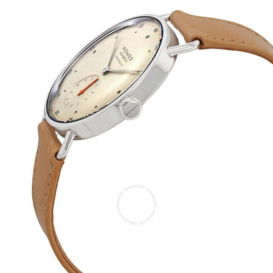 Nomos Glashutte Metro Neomatik Automatic Champagne Dial Ladies Watch 1107