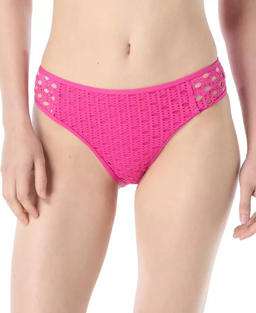 Carmen Marc Valvo Women's Crochet Bikini Bottoms 1