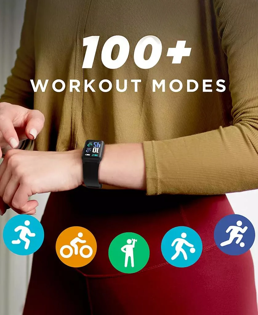 iTouch Active 4 Unisex Silicone Strap Fitness Tracker 42.7mm 3