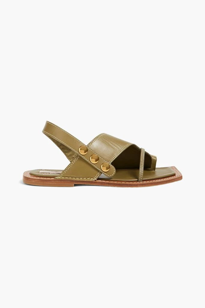 Zimmermann Studded leather slingback sandals 1