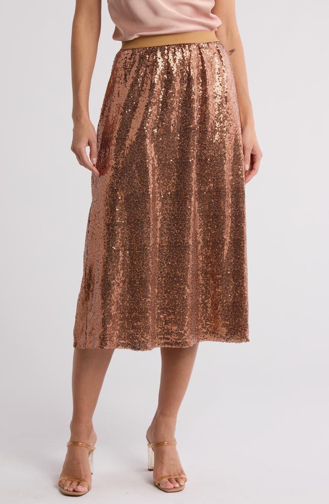 DR2 by Daniel Rainn Sequin A-Line Skirt