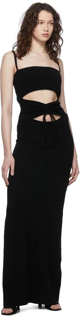 Christopher Esber Black Multi Panel Knit Dress 4