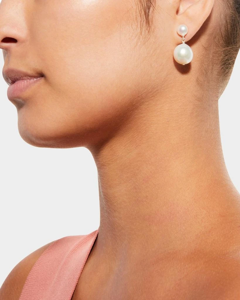 Margo Morrison Double Pearl Drop Earrings 2