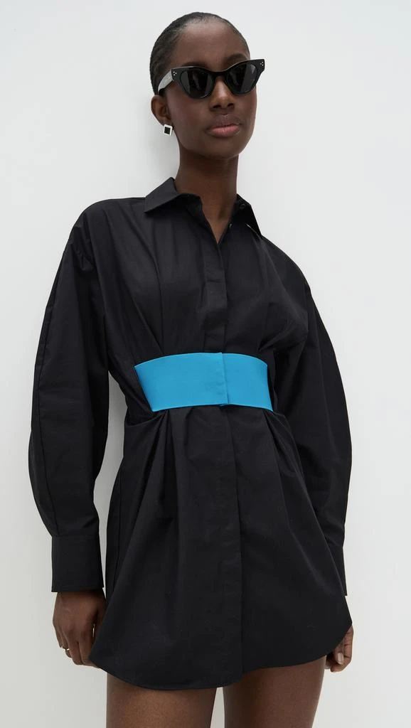 MSGM Collar Long Sleeve Mini Dress 1