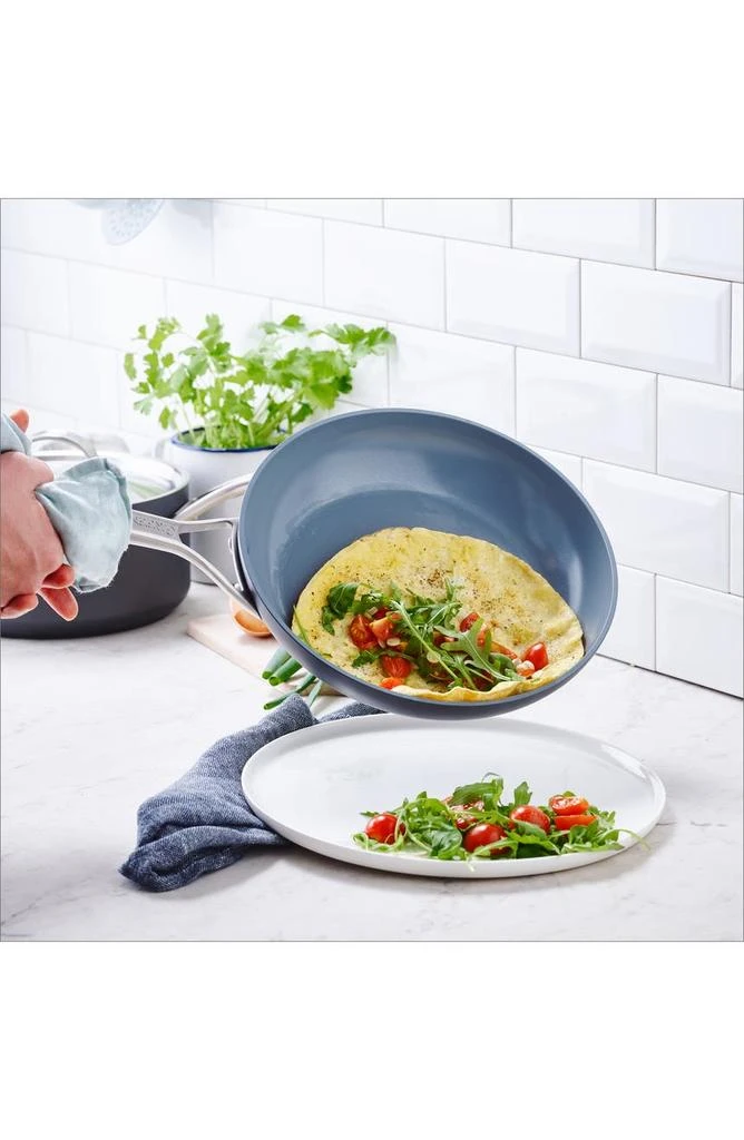 Greenpan Paris 8-Inch Anodized Aluminum Ceramic Nonstick Frying Pan 5