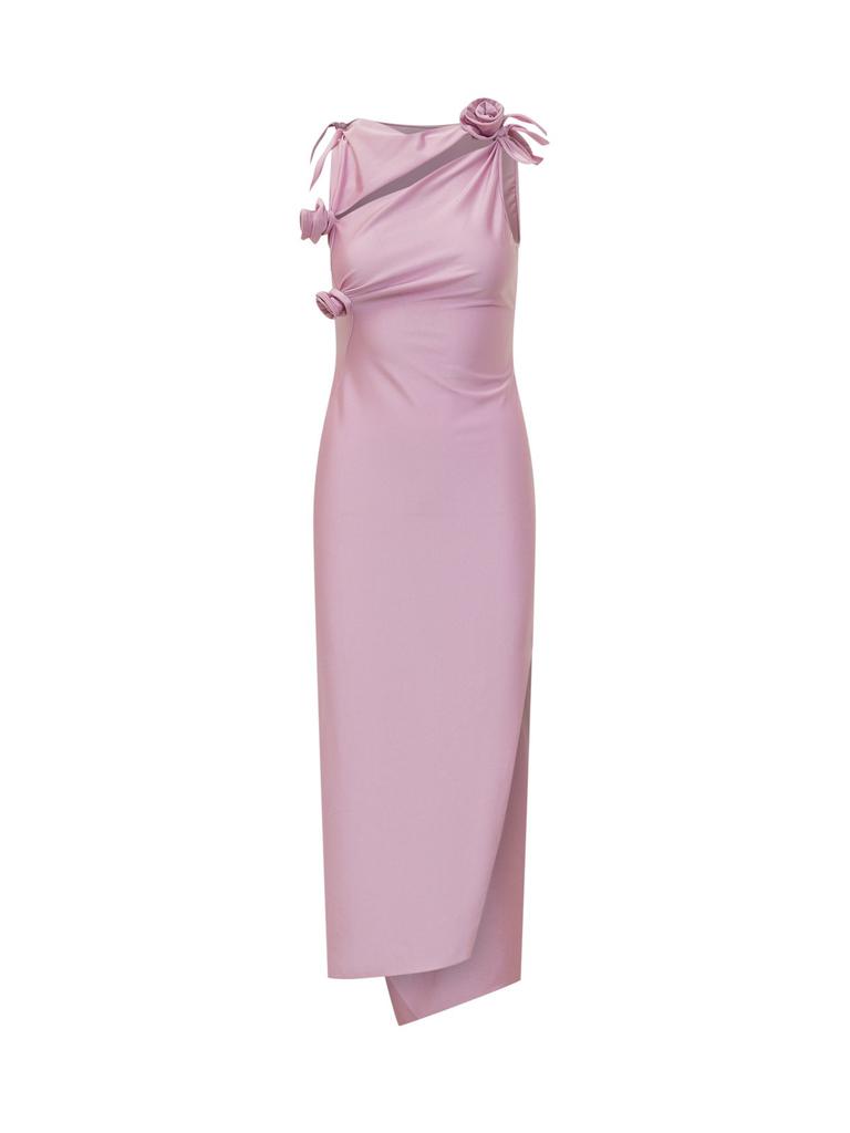 パーティードレス Coperni Snake Print Asymmetric Flower Gown Coperni Asymmetric Flower Gown in Print Snake | FWRD