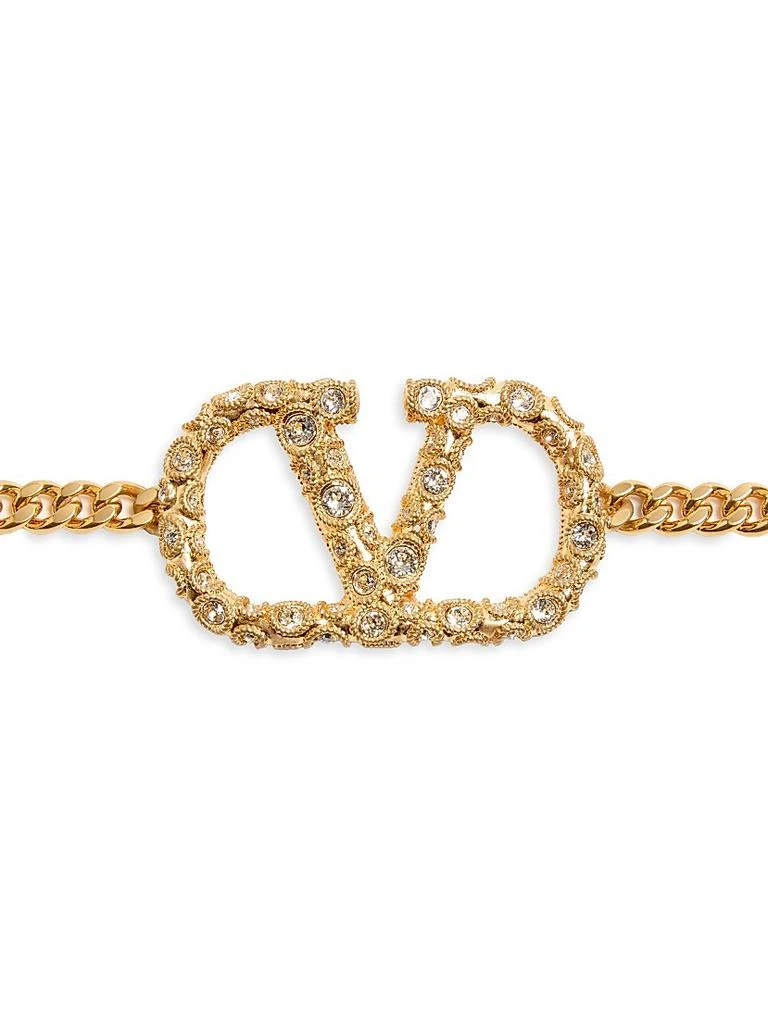 Valentino Vlogo Signature Chain Belt with Crystals 4