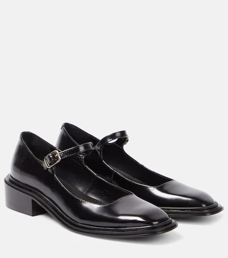 Souliers Martinez Penelope leather Mary Jane flats 1
