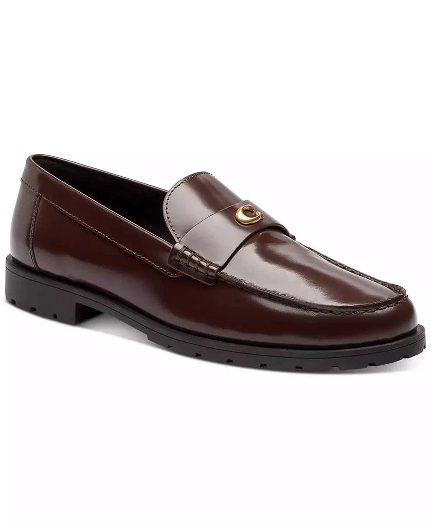 Coach Women's Jocelyn Leather Loafer Flats 1