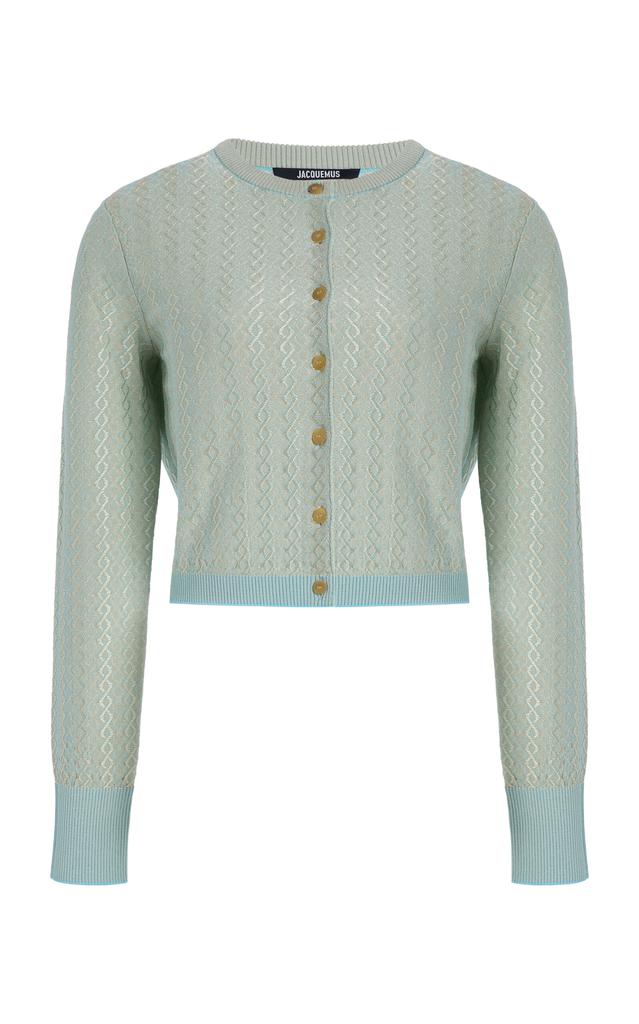 Jacquemus Jacquemus - Marino Knitted Cardigan - Blue - FR 38 - Moda Operandi